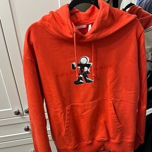 Helmut Lang Vibrant Orange Sweatshirt